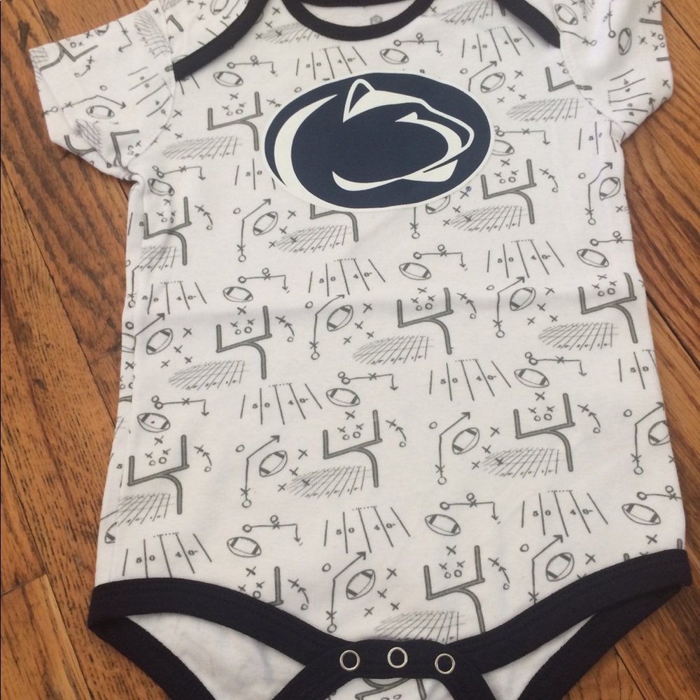 Lot of 2 Penn state football onesies BNWT